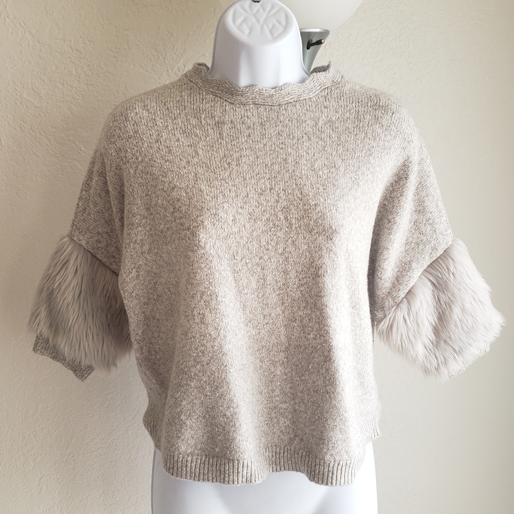 Girls Sweater grey used